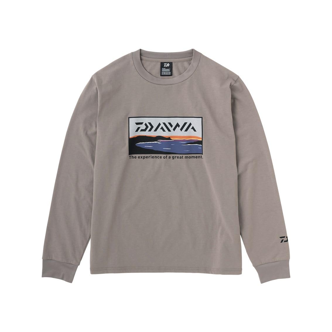 

DAIWA Графическая длинная футболка для серфинга бежевая DE-8423 мужская