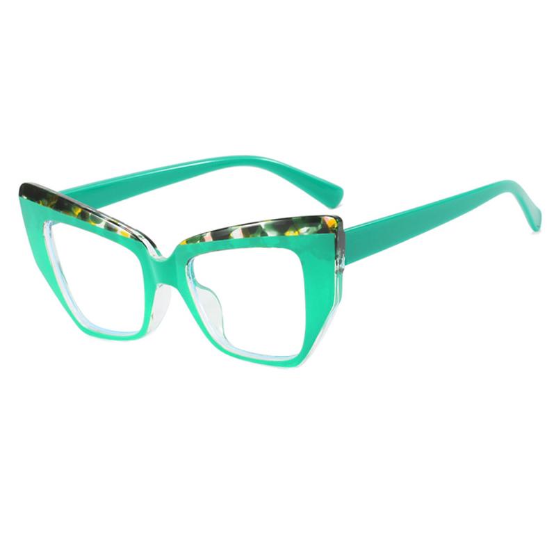 

New Presbyopia Prescription Glasses Woman Optical Luxury Brand Design Cat Eye Reading Glasses Ladies Fashion Photochromic Oculos 0 зелений