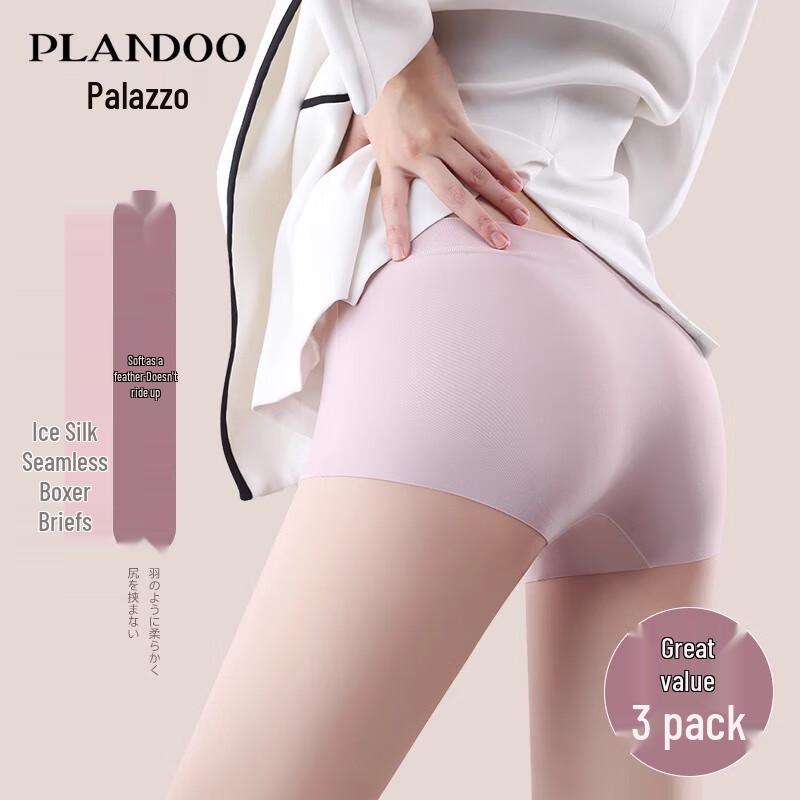 

Palanduo Женские бесшовные защитные шорты из ледяного шелка M