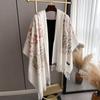 Ethnic Style Embroidery Travel With Shawl Ladies Thickened Warm Scarf Retro Embroidery