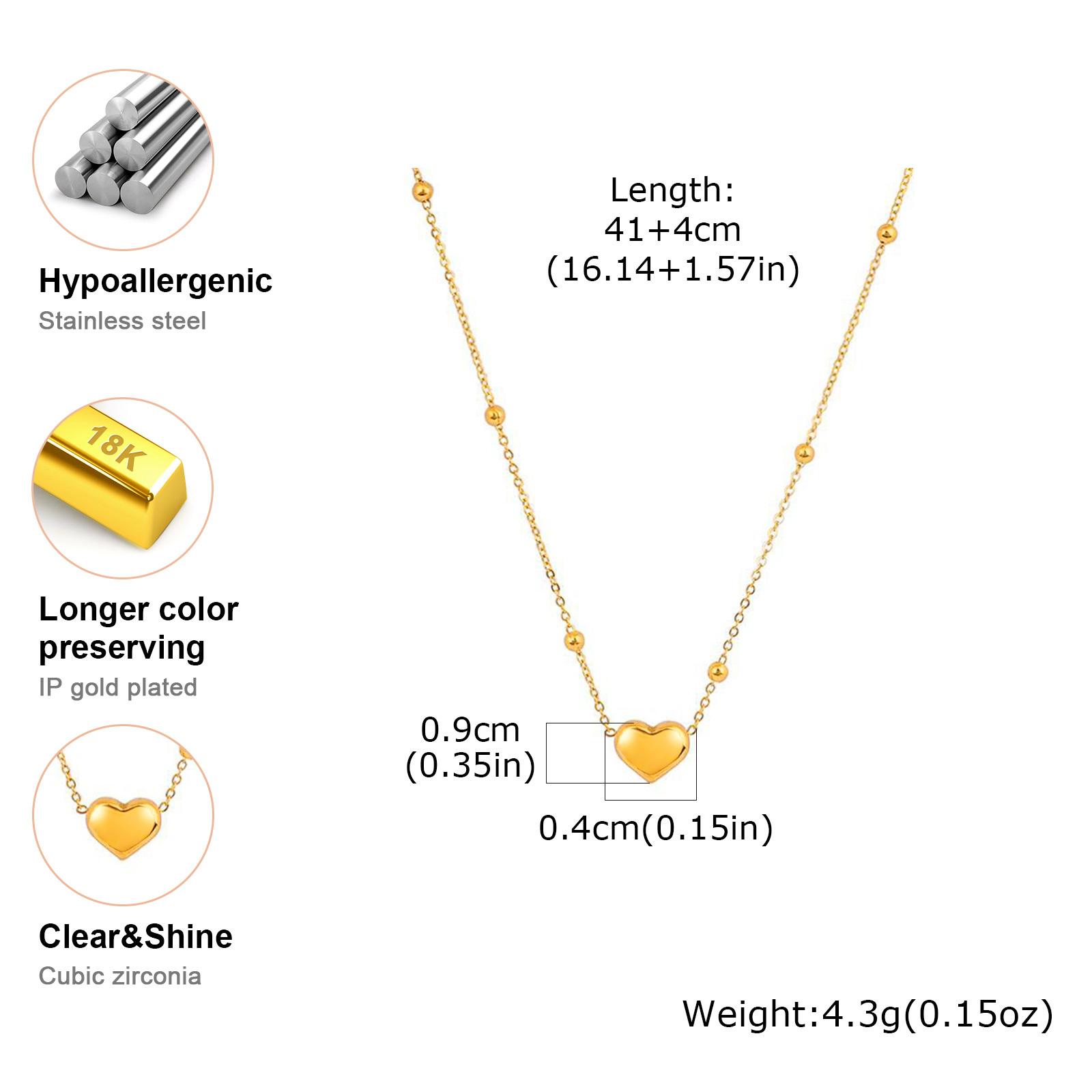 

Vnox Stainless Steel Thin Twisted Snake Chain Necklace Choker For Women, Small 3D Heart Pendant, Trendy Jewelry On Neck Gifts