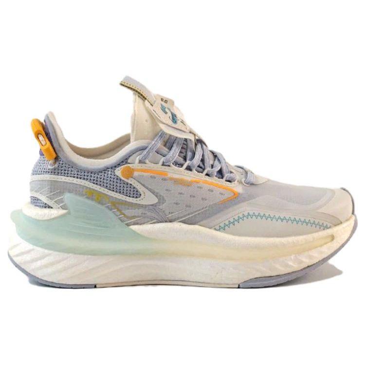 Li-Ning Super 6 Durable Breathable Low-Top Casual Shoes Women sneaker White Purple AGLS016-3