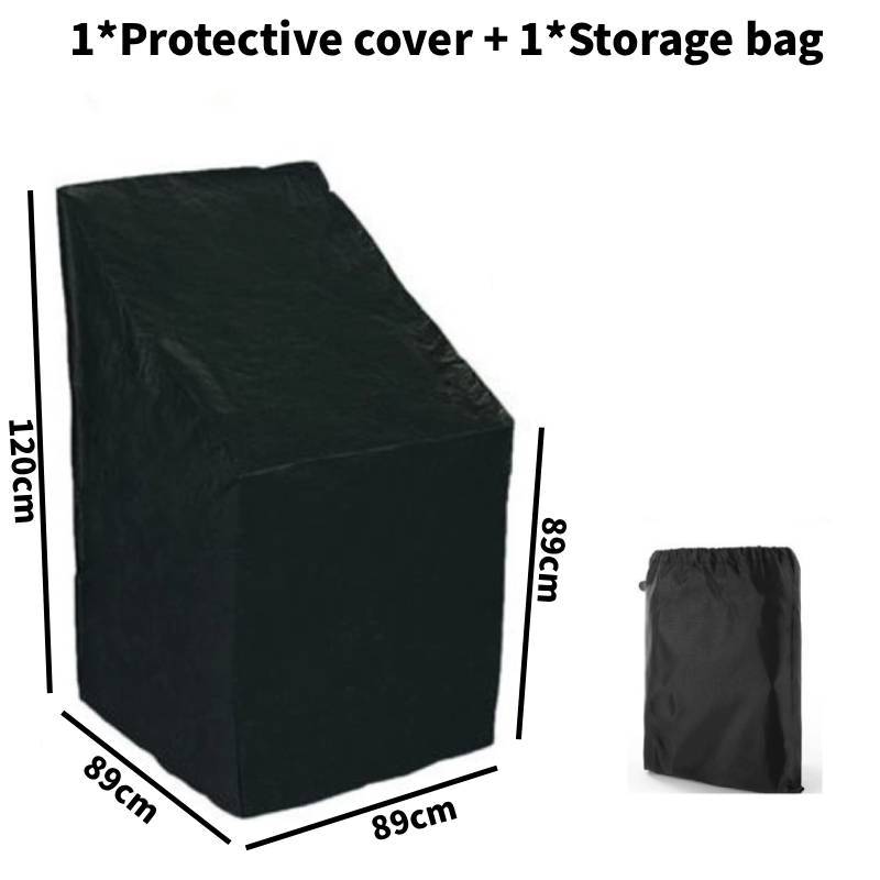 Modern Minimalist Stacking Chair Cover Waterproof Dustproof For Indoor Outdoor Furniture