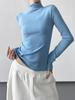 French Style Women's Luxury Knit Base Layer: 2025 Slim-Fit Long-Sleeve Top for Winter