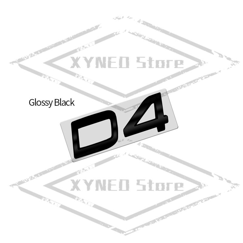 Car Sticker Metal For Volvo XC40 XC60 XC90 XC70 S60 S90 V40 V60 V70 D2 D3 D4 D5 D6 D7 D8 AWD Glossy Black Emblem Trunk Decal