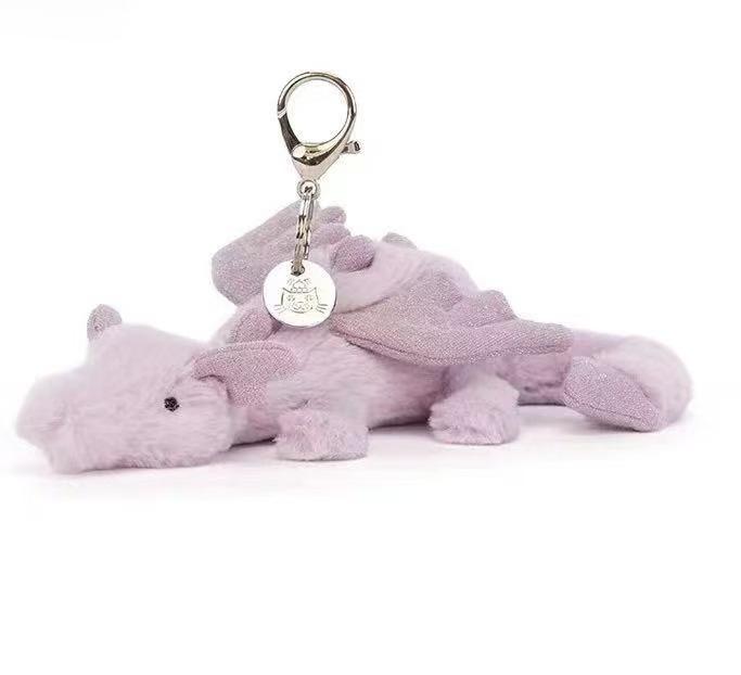 

30cm Soft Plush Toy Little Dragon Plush Toys White Green Dinosaur Stuffed Animal Soft Doll Birthday Gift for Children