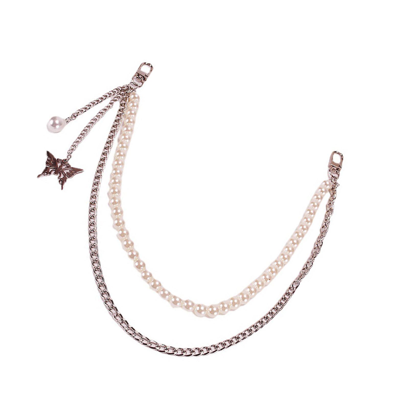 

Универсальная цепочка для брюк в виде бабочки, модная женская цепочка для брюк, простая длинная для модных женщин