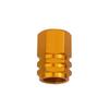 Hexagonal Aluminum Alloy Valve Cap for Car Tires - Dustproof & Leakproof Valve Stem Protector