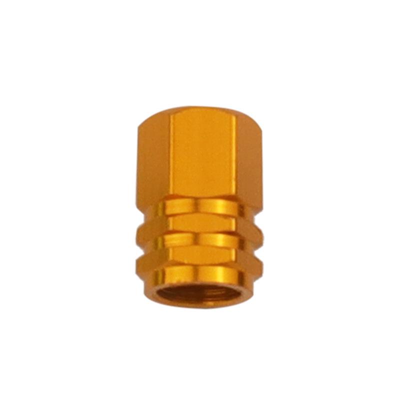 Hexagonal Aluminum Alloy Valve Cap for Car Tires - Dustproof & Leakproof Valve Stem Protector