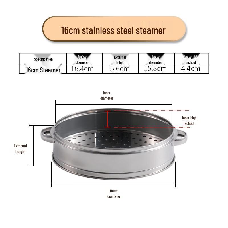 

ZISIZ Stainless Steel Steamer Basket