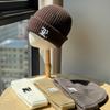 New Knitted Hat for Women in Autumn and Winter Warm and Fashionable Embroidered Young Couple Pullover Hat Versatile Street Ear Protection Knitted Hat