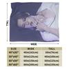 Mingi Ateez Idol Flannel Blanket  Super Soft Bedding Throws for Home Decor Picnic Pattern Bedspread Sofa Bed Cover