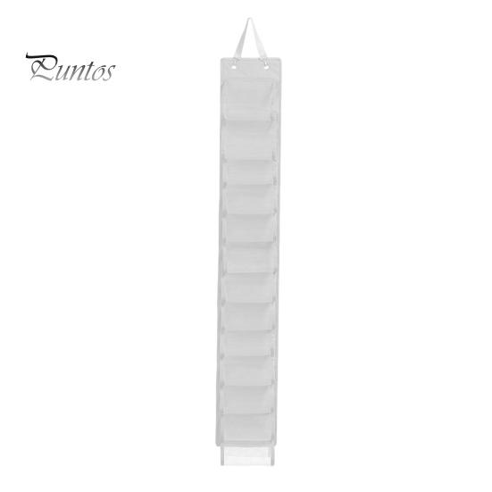 

Подвесная сумка для хранения леггинсов Большая вместимость Простая установка Складные рубашки Джинсы Органайзер Нижнее белье Шкафы Держатель рулона L белый