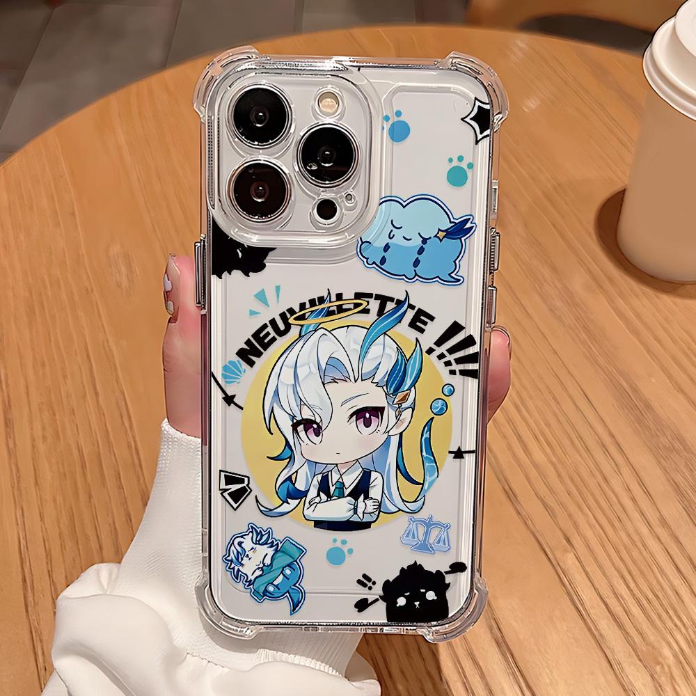 

Cute Genshins Impacts F-Furina Phone Case For IPhone 16e 16 15 14 13 12 11 Mini Pro Max X XR XSMax 8 Plus Anti Transparent Cover iPhone 16e