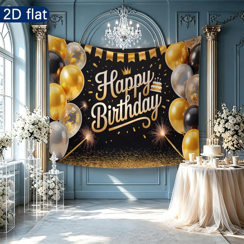 Party Backdrop Birthday Balloon Silver Photo Booth Background Front Door Decor