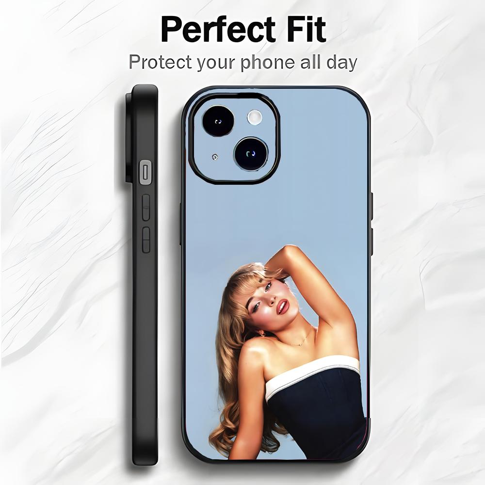 Pop Beautiful Singer S-Sabrina Carpenter Phone Case Phone Case Soft Packaging Lightweight For iPhone17 16 15 14 13ProMax