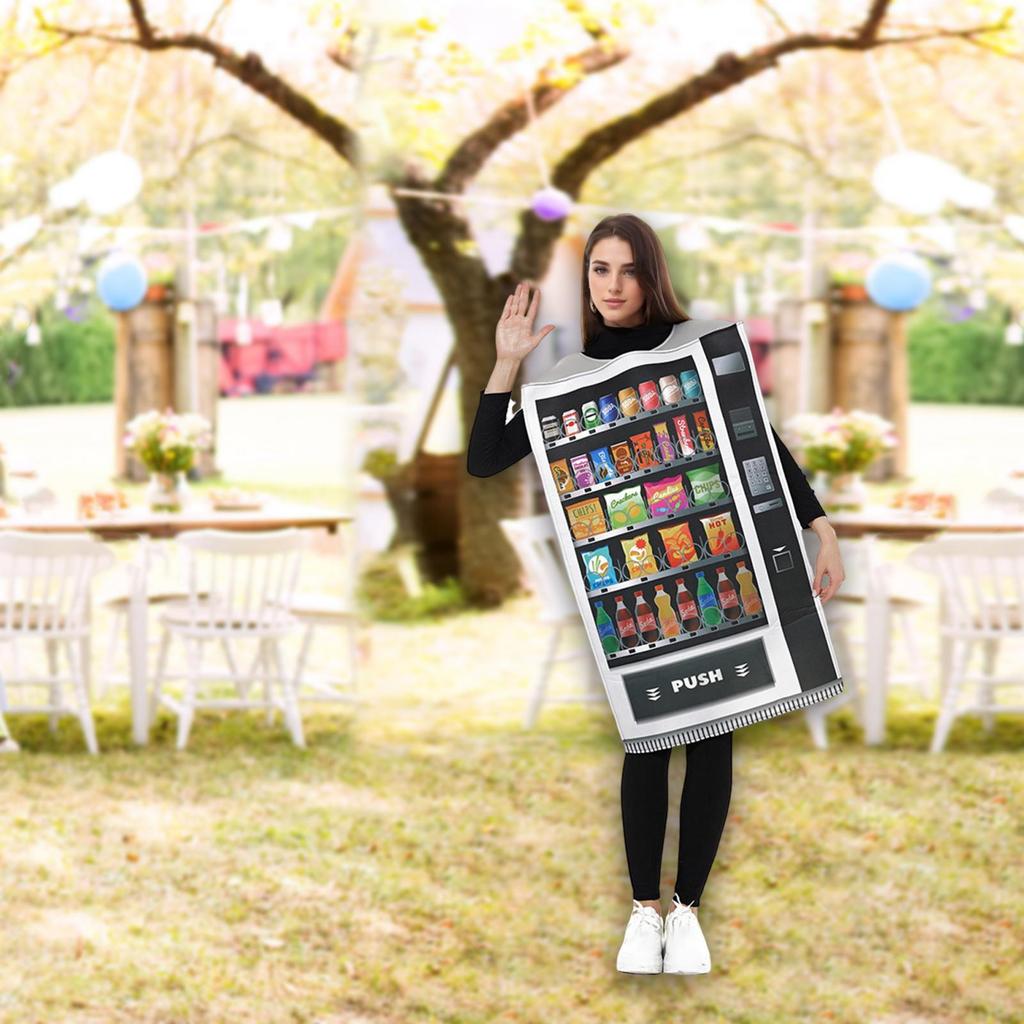 Vending Machine Costume Halloween Props Dress up Fancy for Masquerade