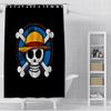 Shower Anime For L-Luffys Curtain Waterproof Polyester Fabric Paint Colorful Bath Curtains Home Bathroom Decor Curtain With Hook