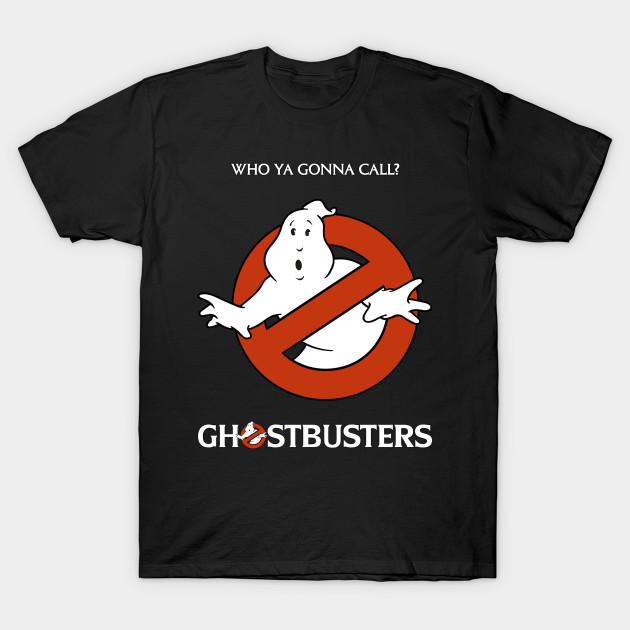 Мужская черная футболка с принтом Ghostbusters, печать на трансферной бумаге без вырезания, хлопковая футболка L чёрный