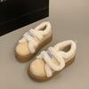 Thick-soled Plush Shoes Women Wear Ugly and Cute Snow Boots 2025 Winter New Thickened Thermal Cotton Shoes Board Shoes