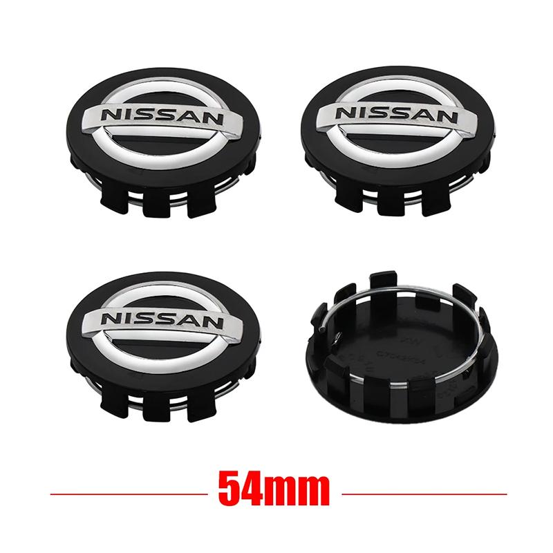 4pcs Car Hubcap Styling Wheel Center Hub Caps Covers Emblem Replacement Cover for Nissan Nismo GTR Altima Qashqai Almera Navara