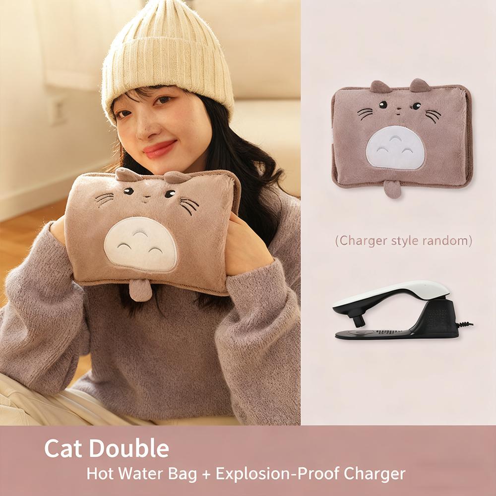 Winter Hot Water Bag Cute Hand Warmer For Women Stomach Warmer For Babies Rechargeable Hot Water Bag Hand Warmer Cover Cloth