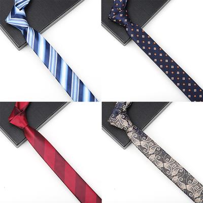 Men'S And Women'S Korean Version Of Fashion And Leisure 5Cm Professional Striped Hand-Tied Thin Tie Groom Best Man Wedding Banquet Tie