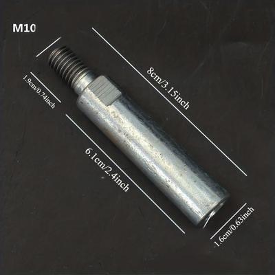 3PCS Angle Grinder Extension Rods - M10 8cm Adapter, Polishing Pad Adapter, Electric Tool.