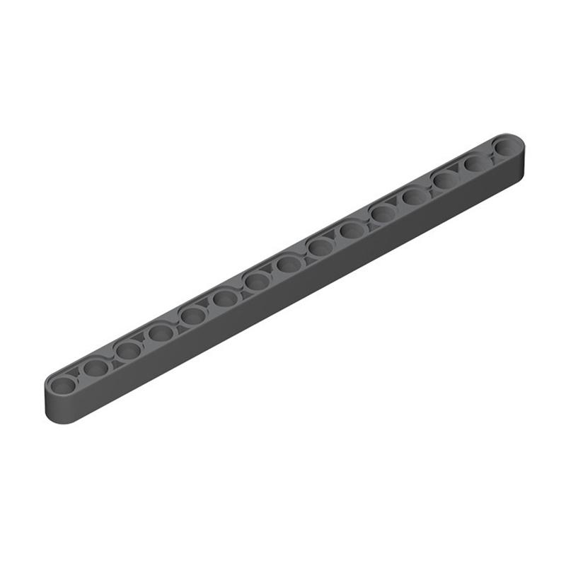 50g/13Pcs Building Blocks Technical DIY Liftarm Thick 1x15 hole arm Bricks Compatible MOC Parts Educational 64871 32278 Assemble