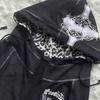 ZYLLO Fashion Retro Trend Harajuku Ins Zipper Hooded Cardigan Sweatshirt Street Punk Women Top Y2k Clothing