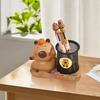 Multi-functional Cartoon Pen Containe Resin Pen Storage Canister Brush Container  School