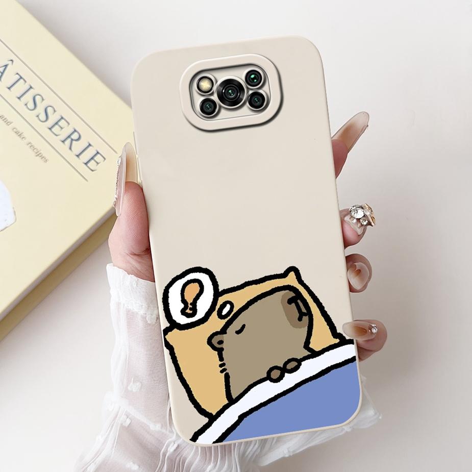 For Xiaomi Poco X3 NFC Case PocoX3 Pro Cute Funny Cartoon Cover Soft Silicone Case For Xiaomi Poco X3 Pro PocoX3 NFC Shell Coque
