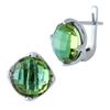 Серебряные серьги с Султанит султанитом 5.392ct (1964682)