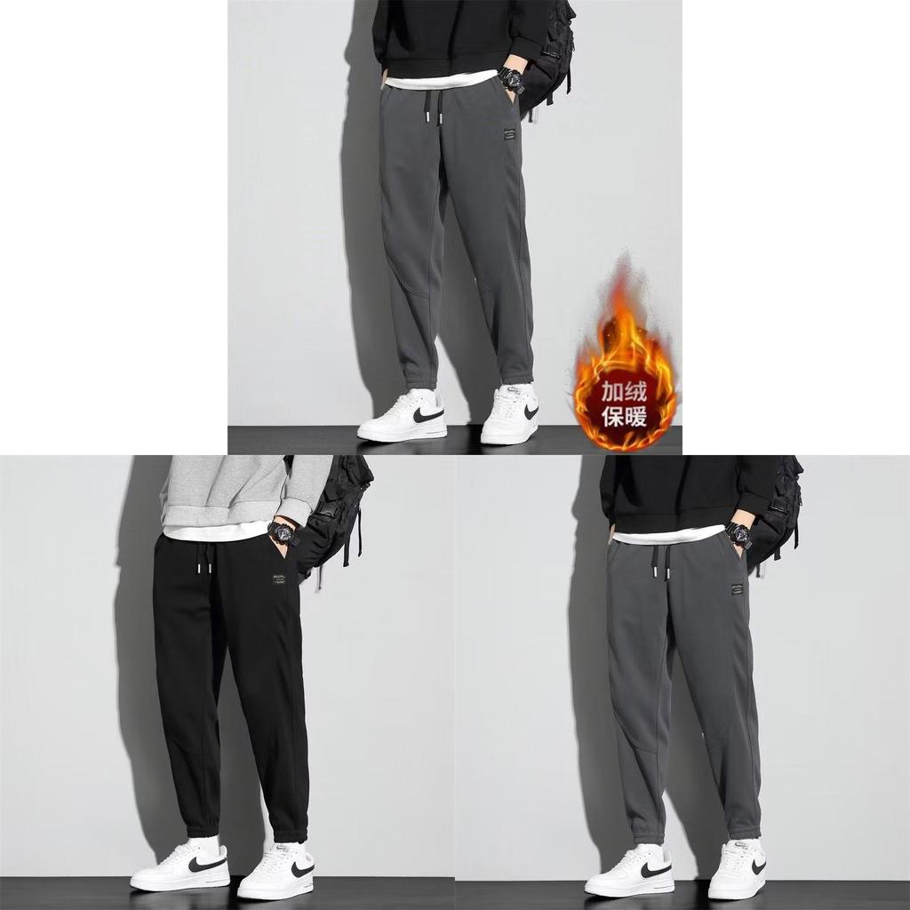 Spring Autumn Loose Fit Jogging Pants With Drawstring For Teenagers Casual Wear