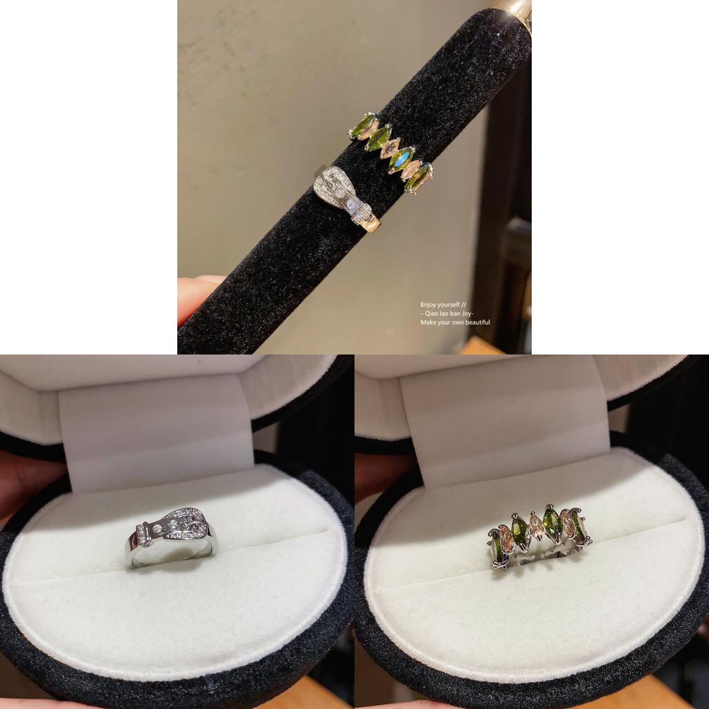Geometric Open Silver Zirconia Ring For Women With Elegant Design For Summer 2025