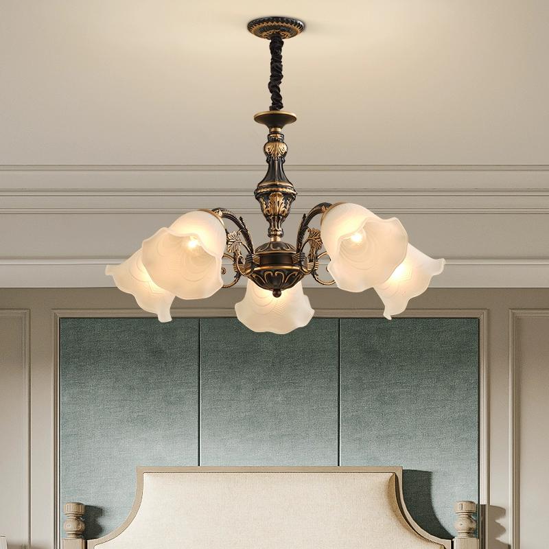 Simple Retro Style Pendant Light for Living Room Bedroom Dining Room
