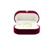 1 Pcs Felt Ring Box Mini Portable Ear Stud Jewelry Box Wedding Ring Pair Box Jewelry Storage Box