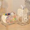 Large Capacity Folding Toy Storage Basket with Handles Multifunction Fabric Bedroom Closet Toys Laundry Basket Storage Organizer
