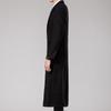 Men's Korean Version Slim-fitting Long Woolen Trench Coat Fashionable Solid Color Suit Collar Casual Jacket