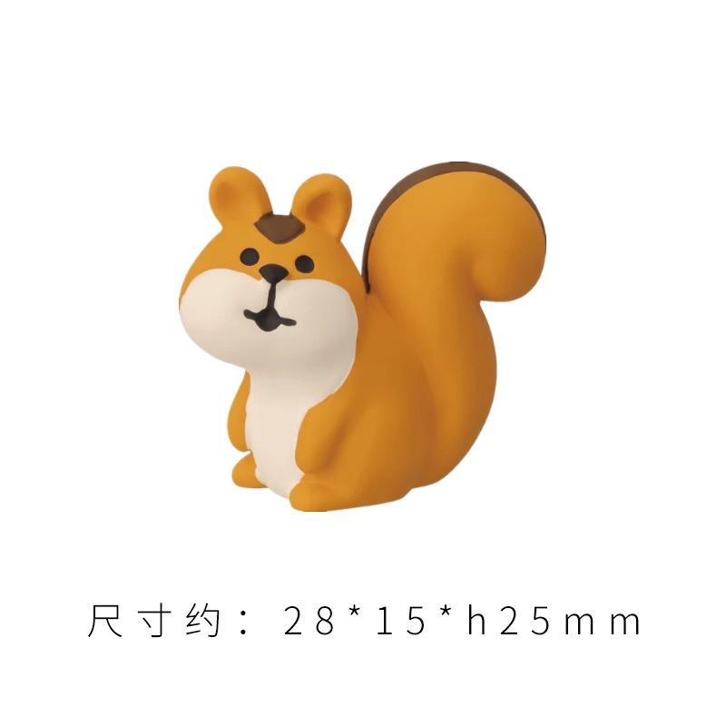 INS ZAKKA Resin Ornaments Autumn Harvest Chestnut Series Persimmon Tree Thief Cat Camera Prop Japanese Mini Home Decoration Gift
