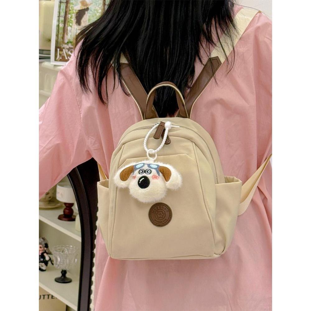 Schoolbag Trendy Fashion 1011 Mini Small Bag Women's Leisure Outdoor Travel Lightweight College Student Small Backpack Backpack