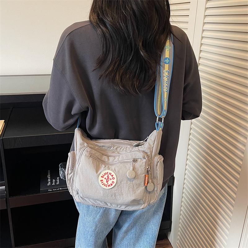 Multi-pocket Messenger Bags for Women Fashion Nylon Shoulder Bag Ladies Large Handbags Female Travel Shopping Tote Purse