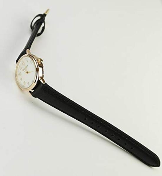 SUN FLAME Made In Japan Women's Watch MJL-B22-BK Black, Mother of Pearl Dial, Arabic Numerals