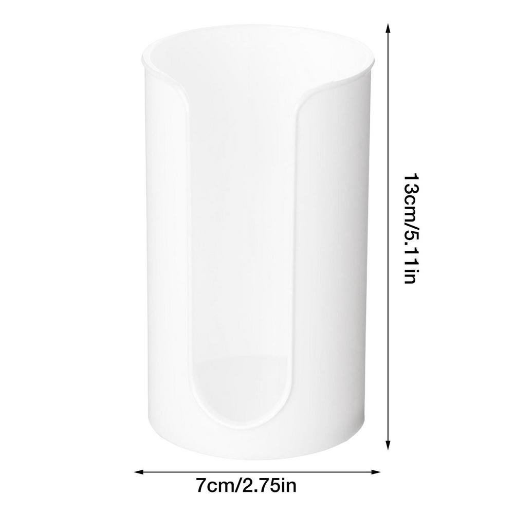 Bathroom Cup Dispenser Durable Clear Mouthwash Cup Holder Small Paper Cup Dispenser For Bathroom Vanity Countertops Makeup Table