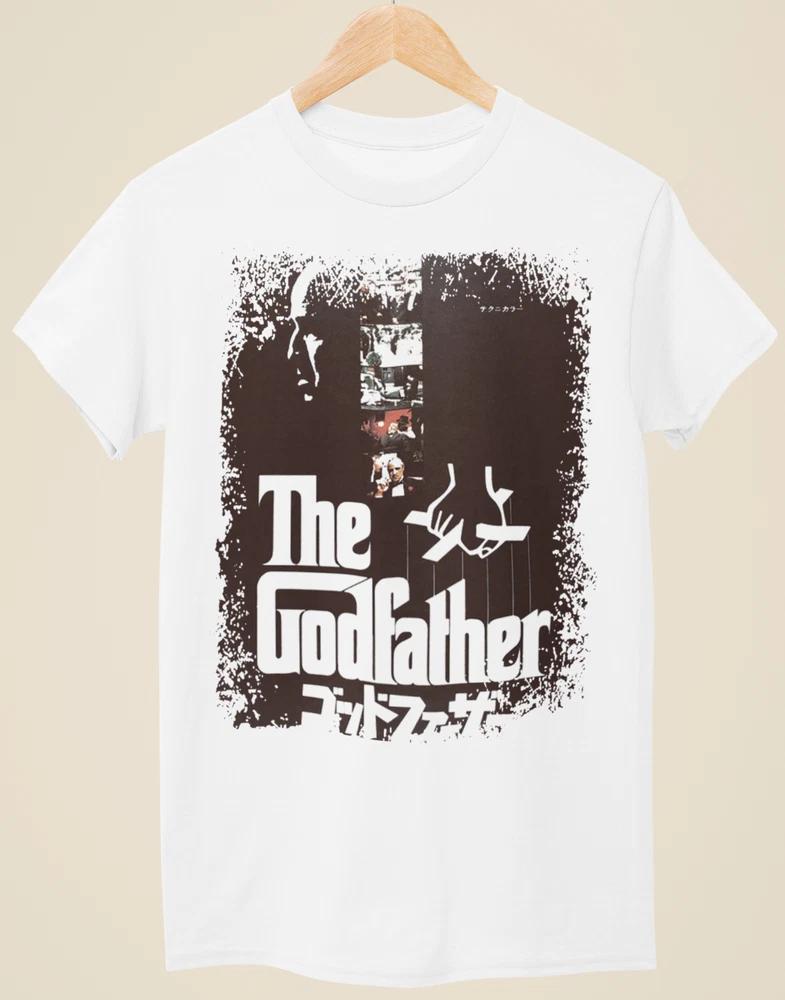 The Godfather Japanese Movie Poster Inspired Unisex White TShirt S