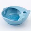 Hasami ware ladle stand, celadon dolphin design, 20011
