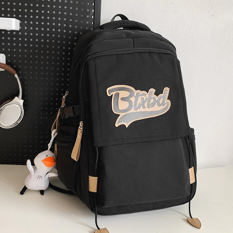 Children Elementary School Students Girls Junior High School Boys Burgundy Backpack High School Students Backpack