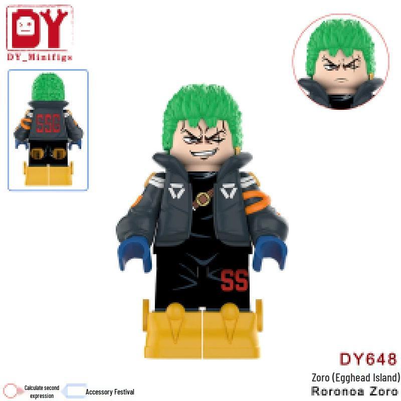 Pirate Anime Series DY601-DY661 Educational Building Block Minifigures Toy for Boys