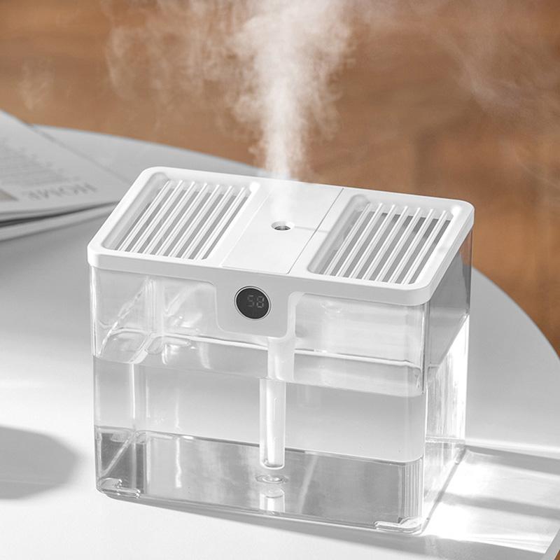 T15 USB Portable Humidifier Home Desktop Moisturizing Atomizer 1.5L Large Capacity Humidifier White