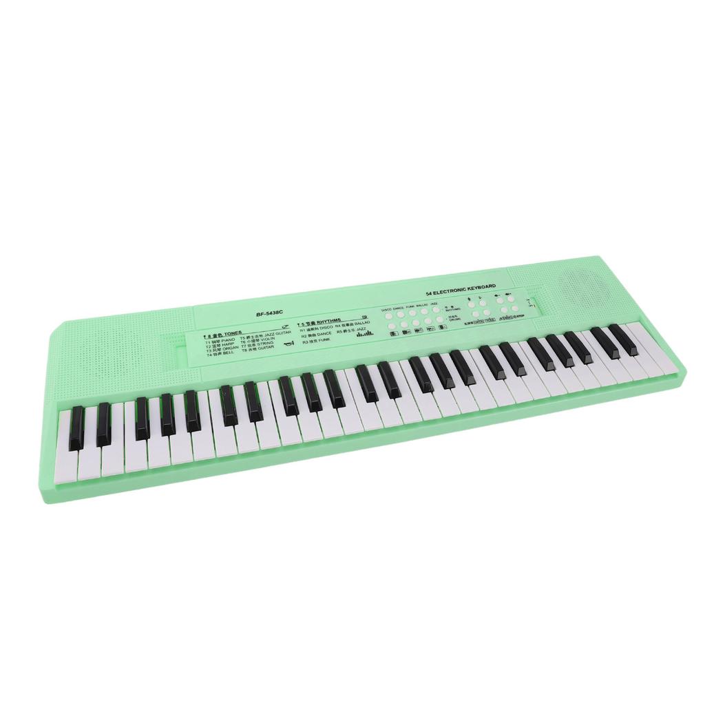 54 Key Electronic Piano Keyboard with Wired Microphone Support Recording Multifunction Kids